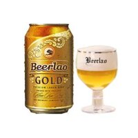 Bia Lào Gold 5,0% - Lon 330ml - Thùng 24