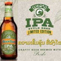 Bia Lào IPA 5% vol chai 330 ml nhập khẩu nguyên thùng