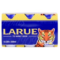 Bia Larue Xanh Lốc 6 Lon 330Ml