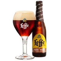 Bia Leffe Nâu 6,5% – Chai 330ml – Thùng 24 Chai