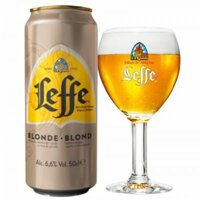 Bia Leffe vàng Blond 6,6% Bỉ  – 24 lon 500ml