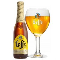 Bia Leffe vàng Blond 6,6% Bỉ  – 24 chai 330ml