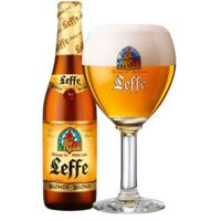 Bia Leffe vàng chai 6.6% – bia Bỉ nhập khẩu nguyên thùng 24 x 330ml