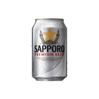 Bia Lon Bạc Sapporo 330Ml