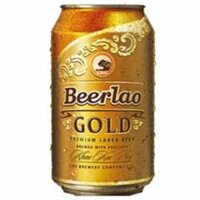 Bia lon beerlao gold 330 ml 5%vol 24 lon/ két