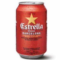 Bia lon Estrella Damm Tây Ban Nha 5.4% vol 330 ml thùng 24 lon
