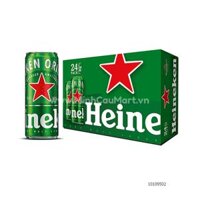 Bia Lon Heineken 24 lon/thùng