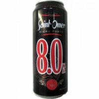 Bia lon Saint Omer Lager Pháp 8% vol 500ml thùng 24 lon nhập khẩu nguyên thùng