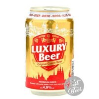 Bia Luxury Vàng 4.9% – Lon 330ml – Thùng 24 Lon