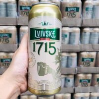 Bia Lvivske 1715 Ukraina 4.7% vol lon 500 ml thùng 24 lon nhập khẩu nguyên thùng