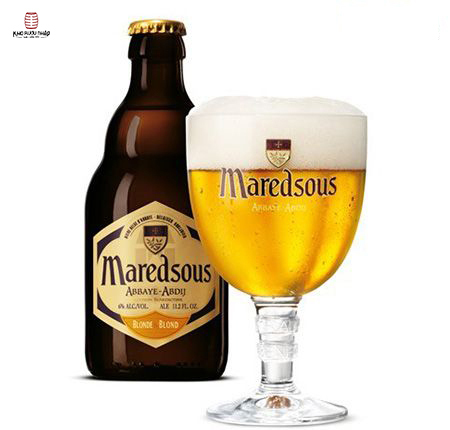 Bia Maredsous vàng 6% 330ml