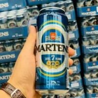 Bia Martens Extra 7 Pilsener - Bia Bỉ 7% vol lon 500ml thùng 24 lon