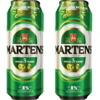 Bia Martens Pils 5% xanh lá – lon 500ml thùng 24 lon nhập khẩu nguyên thùng từ công quốc Bỉ Premium