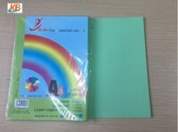 Bìa màu A4 ngoại xanh lá Bảo Kiên