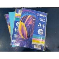 Bìa màu A4 - TH Max - Định lượng 180gsm [100 tờ]