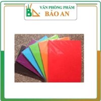 Bìa Màu Đặc Biệt A4 100 Tờ Tập  - Màu Đen, Đỏ, Cam, Tím, Xanh Lá Bìa Màu Đặc Biệt Sử Dụng Với Nhiều Mục Đích Khác Nhau Bìa Dày Dặn, Mịn, Đẹp - Đỏ