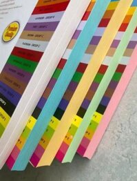 Bìa màu Pgrand A4- xanh blue