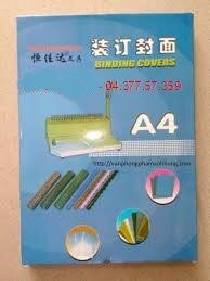 Bìa mica A4 sần
