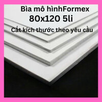 Bìa mô hình FORMEX - 80x120 loại 5mm (Bìa làm handmade,làm bể cá Formex 2li 3li 4li 5li, Fomex 2ly 3ly 4ly 5ly, Foam)