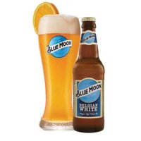 Bia Mỹ Blue Moon Belgian White 5,4% - Chai 330ml - Thùng 24