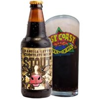 Bia Mỹ Lost Coast Vanilla Latte Chocolate Milk Stout 5,6% - Chai 330ml - Thùng 24