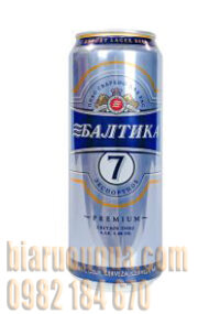 Bia Nga Baltika số 7 - 5% thùng 24 lon 450ml