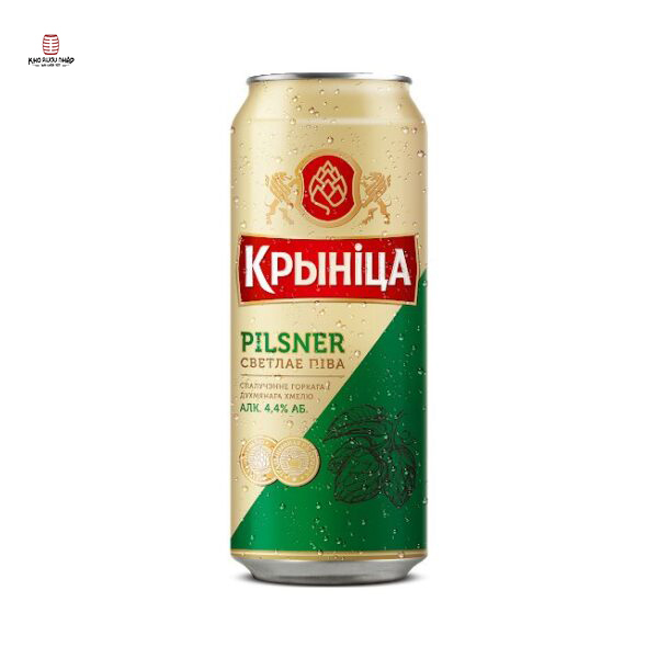 Bia Nga Krynica Pilsner 4.4% thùng 24 lon 450ml