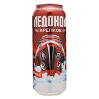 Bia Nga Tàu Phá Băng Ledokol Strong Lager 8,0% - Lon 450ml - Thùng 24