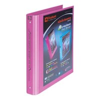 Bìa nhựa đựng tài liệu Elephant A4 444A4 kèm 20 bìa lá, file lá đưng tài liệu có khóa chắc chắn - Hồng