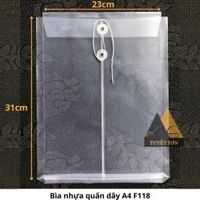Bìa nhựa quấn dây A4 Vicorp F118