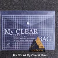 Bìa Nút A4 My Clear 0.17mm