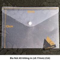 Bìa Nút A5 không in 0.17mm 18x25cm