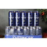 Bia Oettinger Black 4.9% - nhập khẩu Đức - 1 thùng 24 lon 500ml