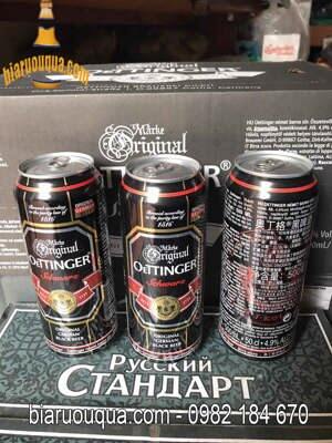 Bia Oettinger Đen 4,9% – 25 lon 500ml