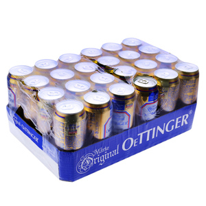 Bia Oettinger Export vàng 5.4% thùng 24 lon 500ml
