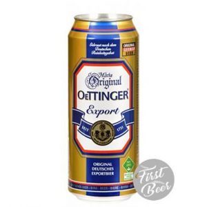 Bia Oettinger Export vàng 5.4% thùng 24 lon 500ml