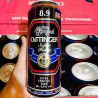 Bia Oettinger Nặng Super 8.9% Forte Extra lon 500ml thùng 24 lon nhập khẩu Đức