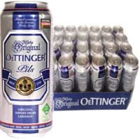 Bia oettinger pils Đức 4.7%vol lon 500ml x 24lon/thùng