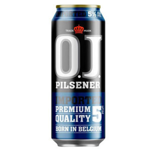 Bia OJ Pilsener 5.0% Thùng 24 Lon x 500ml