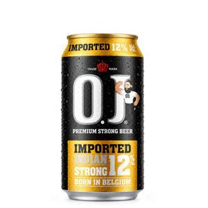 Bia OJ Strong Imported 12% Thùng 24 lon x 500ml