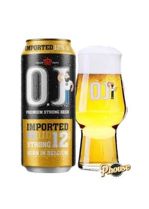 Bia OJ Strong Imported 12% Thùng 24 lon x 500ml