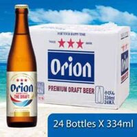 Bia Orion The Draft Nhật Bản 5 % vol thùng 24 chai 334 ml