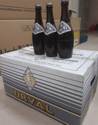 Bia Orval 6,2% Bỉ chai 330ml nhập khẩu nguyên thùng từ công quốc Bỉ nhập khẩu nguyên thùng