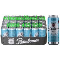 Bia Paderborner Hell nhập Đức 5.1% lon 500ml