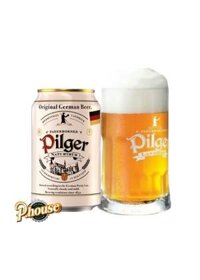 Bia Paderborner Pilger Original 5% Đức – Lon 330ml – Thùng 24 Lon