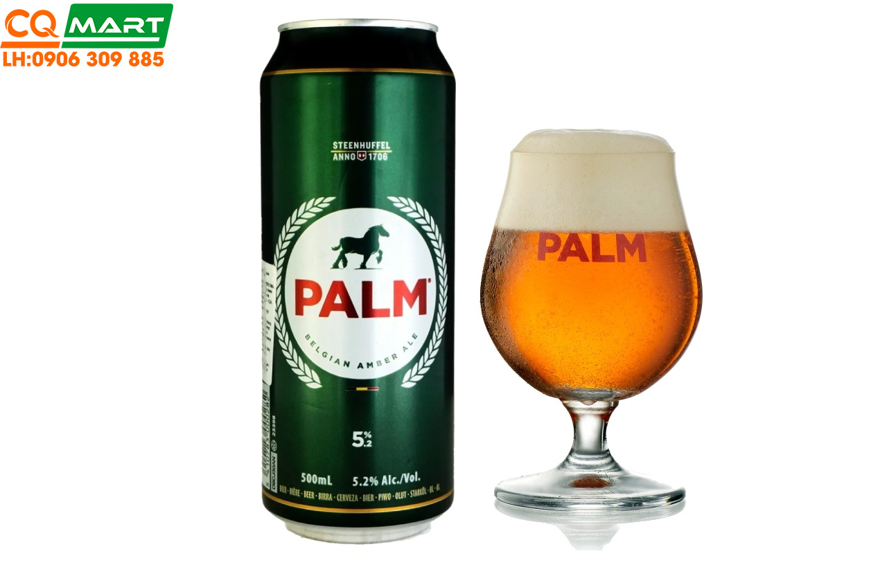 Bia Palm 5,2% Bỉ – lon 500ml