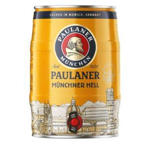 Bia Paulaner Munchner Hell 4,9% - Bom 5 lít