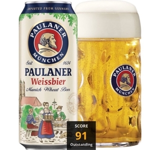 Bia Paulaner Weissbier 5,5% Đức – chai 500 ml