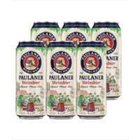Bia Paulaner Weissbier - nhập khẩu Đức - lốc 6 lon 500ml