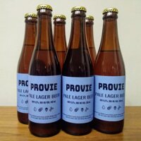 Bia PROVIE Pale Lager 330ml - Pack 6 chai